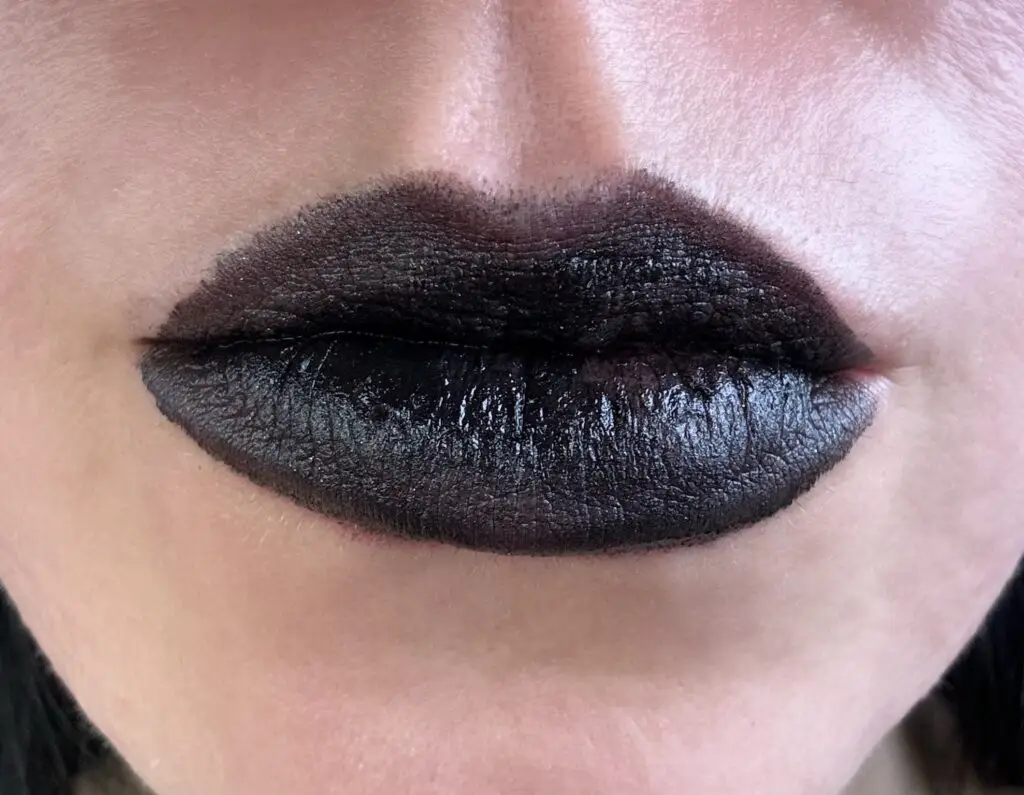 Black lip color from Ulta.